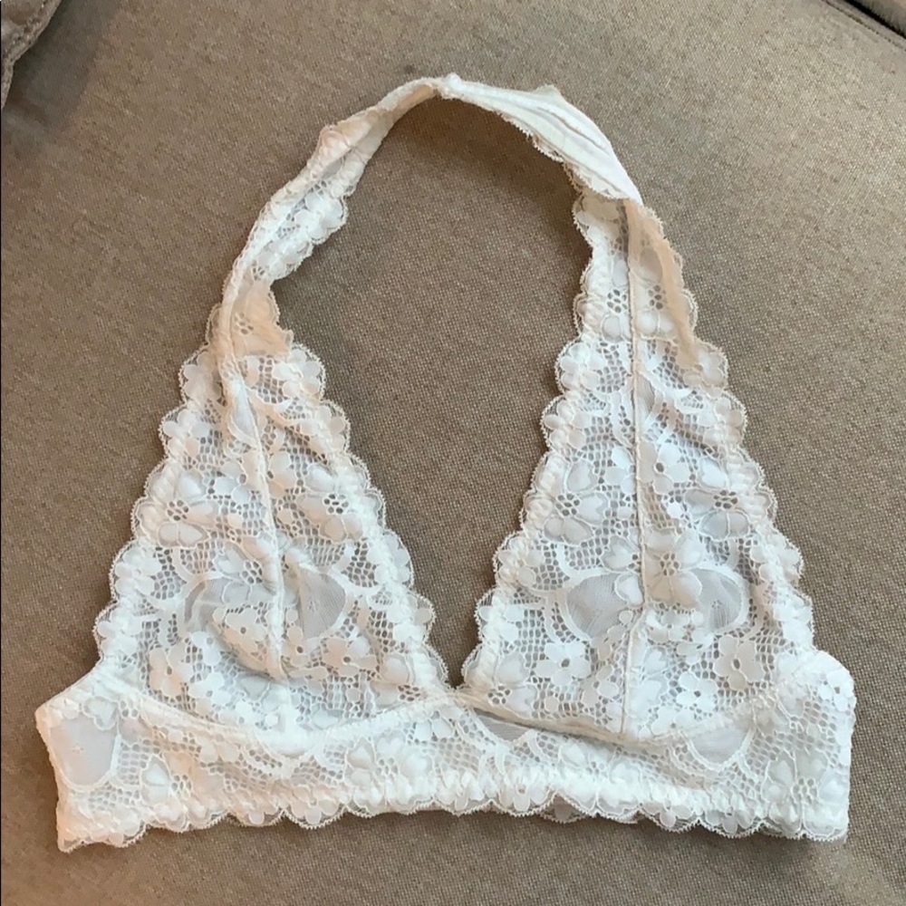 Free People Galloon Lace Halter Bra